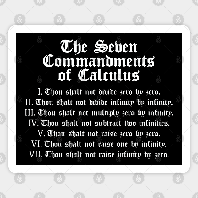 seven commandments